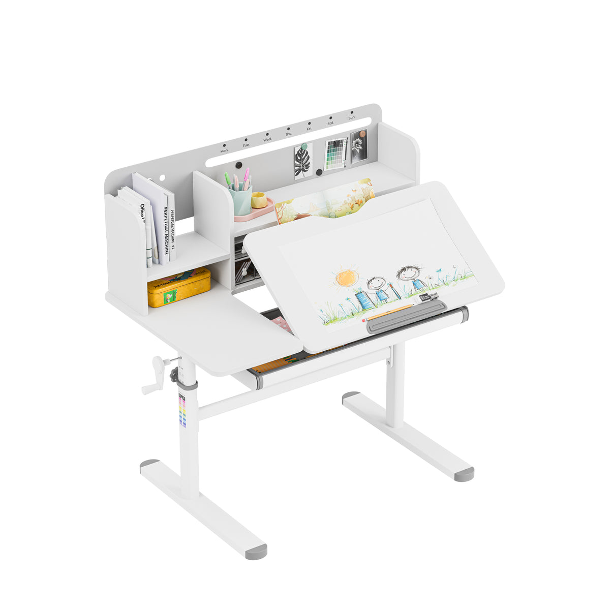 Kinderschreibtisch Mark Adler Study 5.7 Grau 100 cm